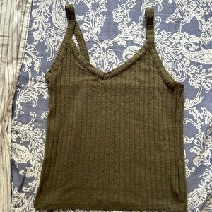 American eagle ribbed tank top